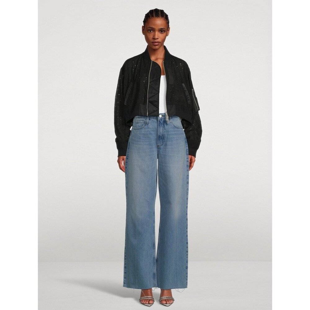 Frame Denim Light Blue Wide Leg Jeans